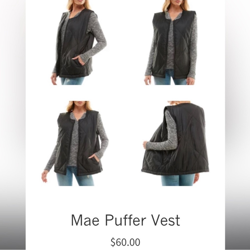 Socialite mae puffer vest